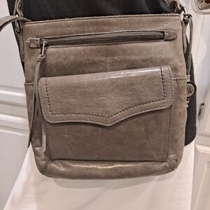 The Sak Ventura Flap Organizer Stone Gray Crossbody Bag